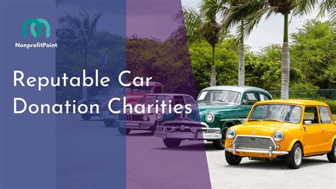 reputable car donation charities